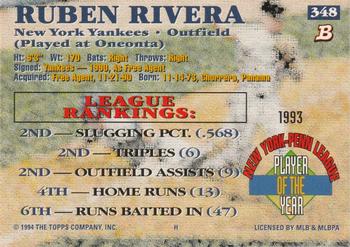 Ruben Rivera  baseball card collectible - Main Image 2