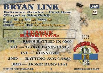 Bryan Link  baseball card collectible - Main Image 2