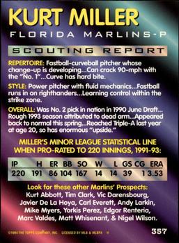 Kurt Miller  baseball card collectible - Main Image 2