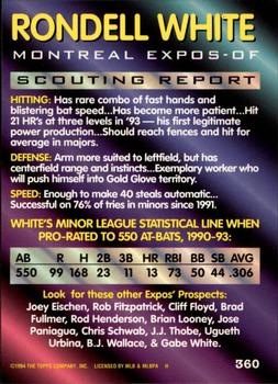 Rondell White  baseball card collectible - Main Image 2