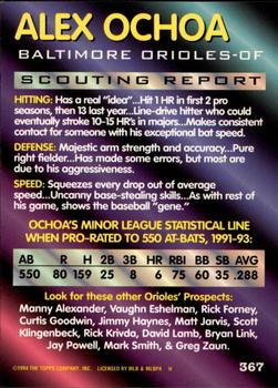 Alex Ochoa  baseball card collectible - Main Image 2