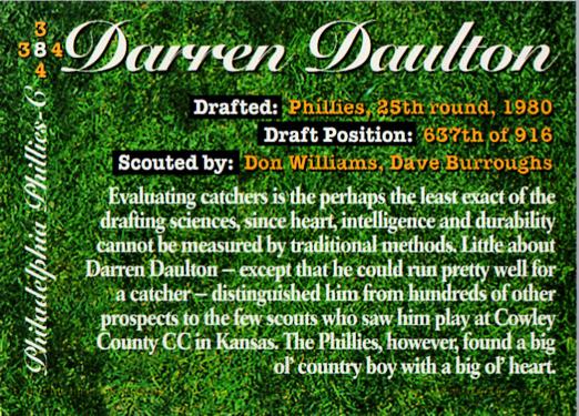 Darren Daulton  baseball card collectible - Main Image 2