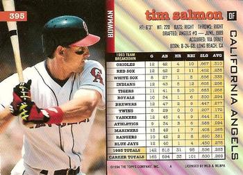 Tim Salmon  baseball card collectible - Main Image 2