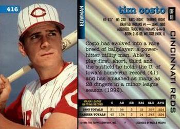Tim Costo  baseball card collectible - Main Image 2
