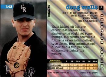 Doug Walls  baseball card collectible - Main Image 2