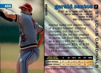 Gerald Santos  baseball card collectible - Main Image 2