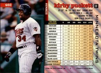 Kirby Puckett  baseball card collectible - Main Image 2