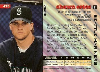 Shawn Estes  baseball card collectible - Main Image 2