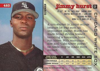 Jimmy Hurst  baseball card collectible - Main Image 2