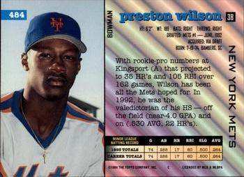 Preston Wilson  baseball card collectible - Main Image 2