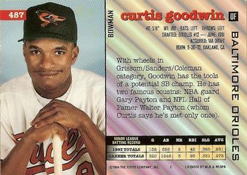 Curtis Goodwin  baseball card collectible - Main Image 2