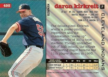 Daron Kirkreit  baseball card collectible - Main Image 2