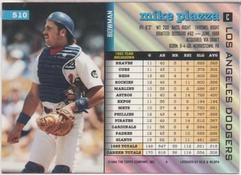 Mike Piazza  baseball card collectible - Main Image 2