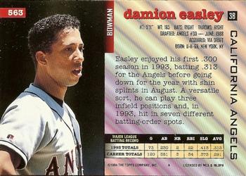 Damion Easley  baseball card collectible - Main Image 2