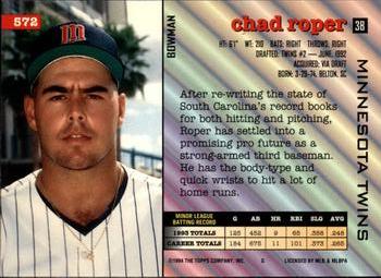 Chad Roper  baseball card collectible - Main Image 2