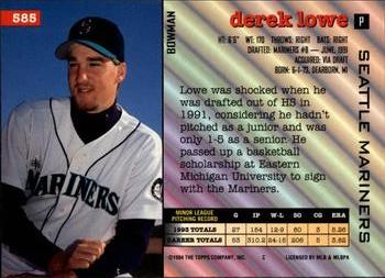 Derek Lowe  baseball card collectible - Main Image 2