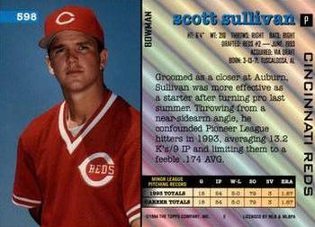 Scott Sullivan  baseball card collectible - Main Image 2
