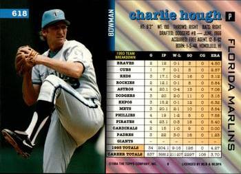 Charlie Hough  baseball card collectible - Main Image 2