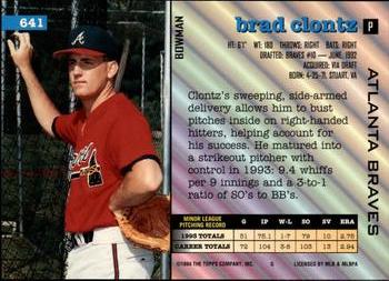 Brad Clontz  baseball card collectible - Main Image 2