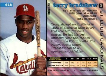 Terry Bradshaw  baseball card collectible - Main Image 2