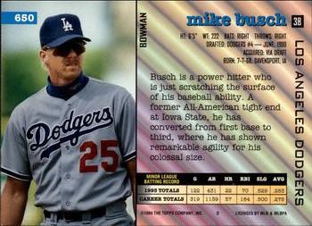 Mike Busch  baseball card collectible - Main Image 2