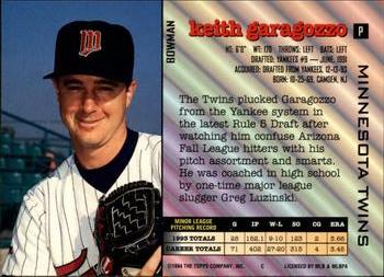 Keith Garagozzo  baseball card collectible - Main Image 2