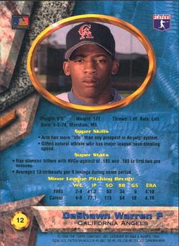 DeShawn Warren  baseball card collectible - Main Image 2