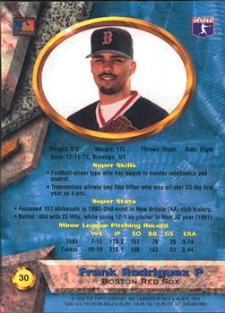 Frank Rodriguez  baseball card collectible - Main Image 2