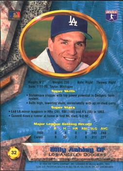 Billy Ashley  baseball card collectible - Main Image 2