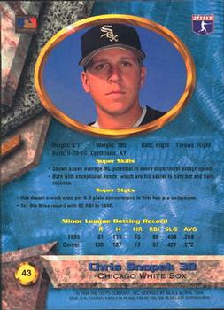 Chris Snopek  baseball card collectible - Main Image 2