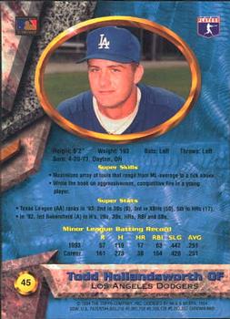 Todd Hollandsworth  baseball card collectible - Main Image 2