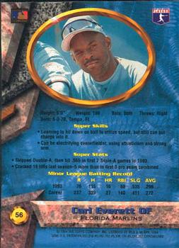 Carl Everett  baseball card collectible - Main Image 2