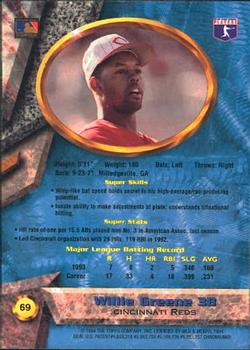 Willie Greene  baseball card collectible - Main Image 2