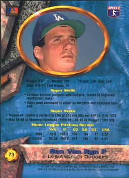 Ben Van Ryn  baseball card collectible - Main Image 2