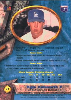 Kym Ashworth  baseball card collectible - Main Image 2