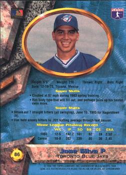 Jose Silva  baseball card collectible - Main Image 2
