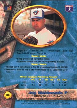 Jay Maldonado  baseball card collectible - Main Image 2