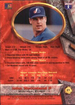 John Wetteland  baseball card collectible - Main Image 2