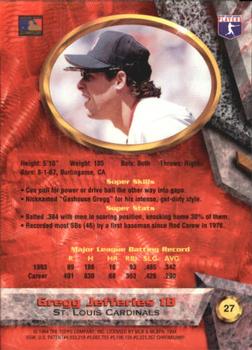 Gregg Jefferies  baseball card collectible - Main Image 2