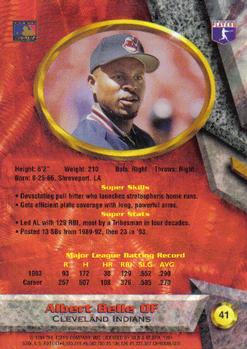 Albert Belle  baseball card collectible - Main Image 2