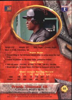 Frank Thomas  baseball card collectible - Main Image 2