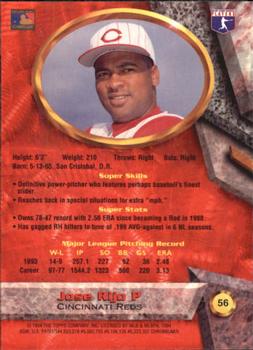 Jose Rijo  baseball card collectible - Main Image 2