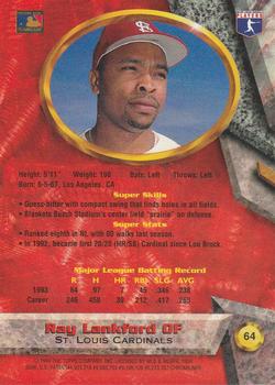 Ray Lankford  baseball card collectible - Main Image 2