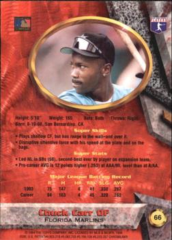 Chuck Carr  baseball card collectible - Main Image 2