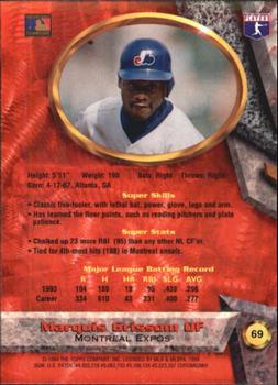 Marquis Grissom  baseball card collectible - Main Image 2