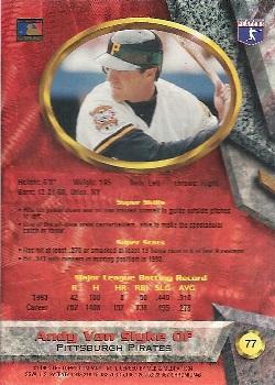 Andy Van Slyke  baseball card collectible - Main Image 2