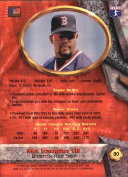 Mo Vaughn  baseball card collectible - Main Image 2