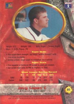 Javy Lopez  baseball card collectible - Main Image 2