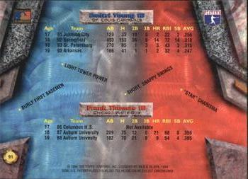 Frank Thomas / Dmitri Young  baseball card collectible - Main Image 2