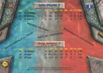 Greg Maddux / John Wasdin  baseball card collectible - Main Image 2